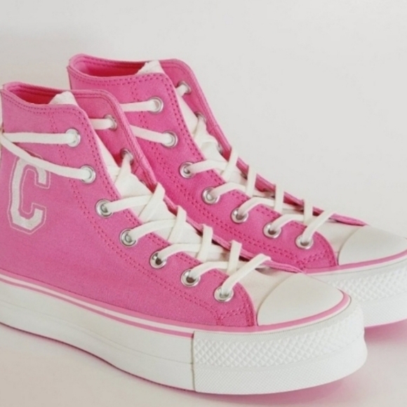 ⚫️  Converse Chuck Taylor All Star Lift Platform Varsity Shoes Site 7.5 Women - Picture 4 of 13